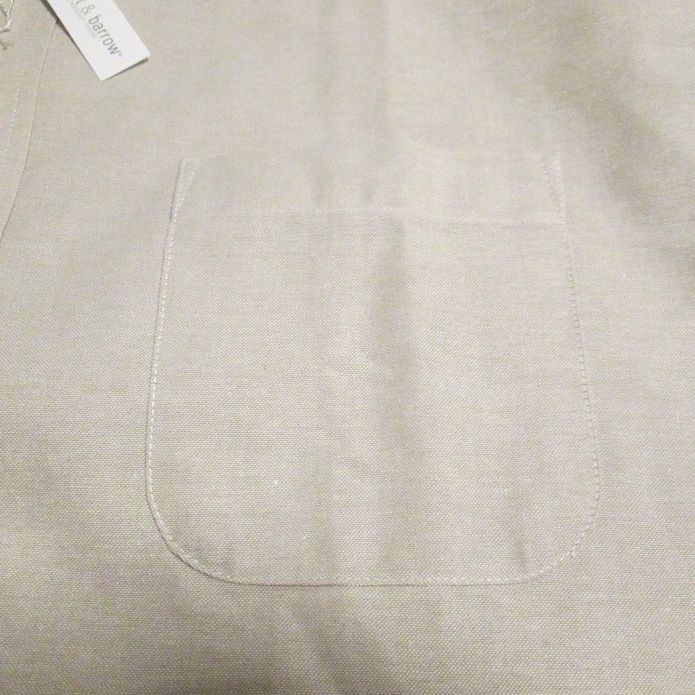 🎈 #SOLD# CROFT & BARROW MEN’S TAN/BEIGE DRESS SHIRT – 17/36 NEW 🎈 - Picture 9 of 15